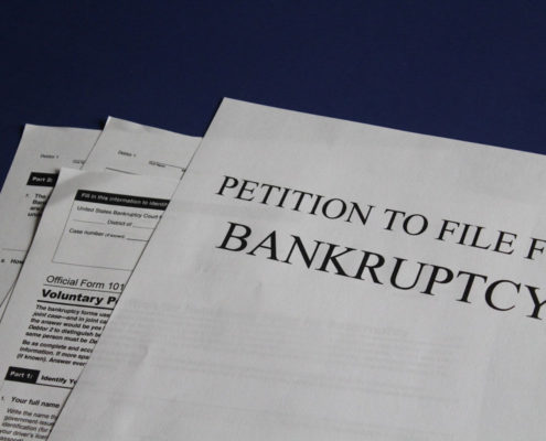 legal documents for bankruptcy